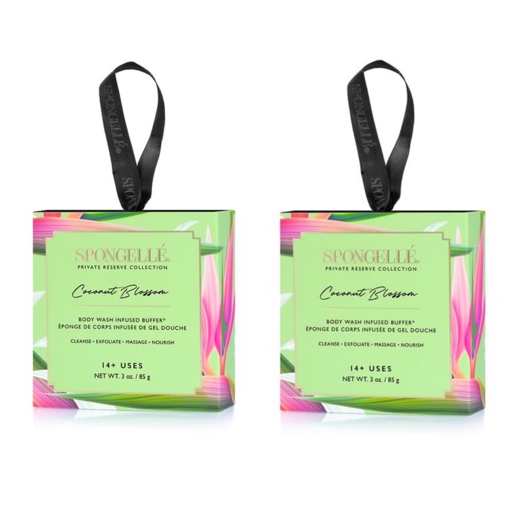 Spongelle Coconut Blossom Body Wash Infused Buffer